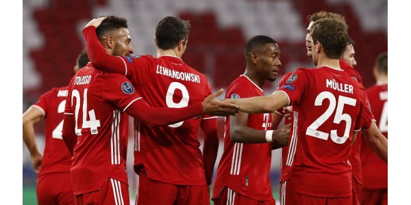 Mistr Ligy mistrů z minulé sezóny FC Bayern Mnichov porazil Atlético de Madrid 4: 0